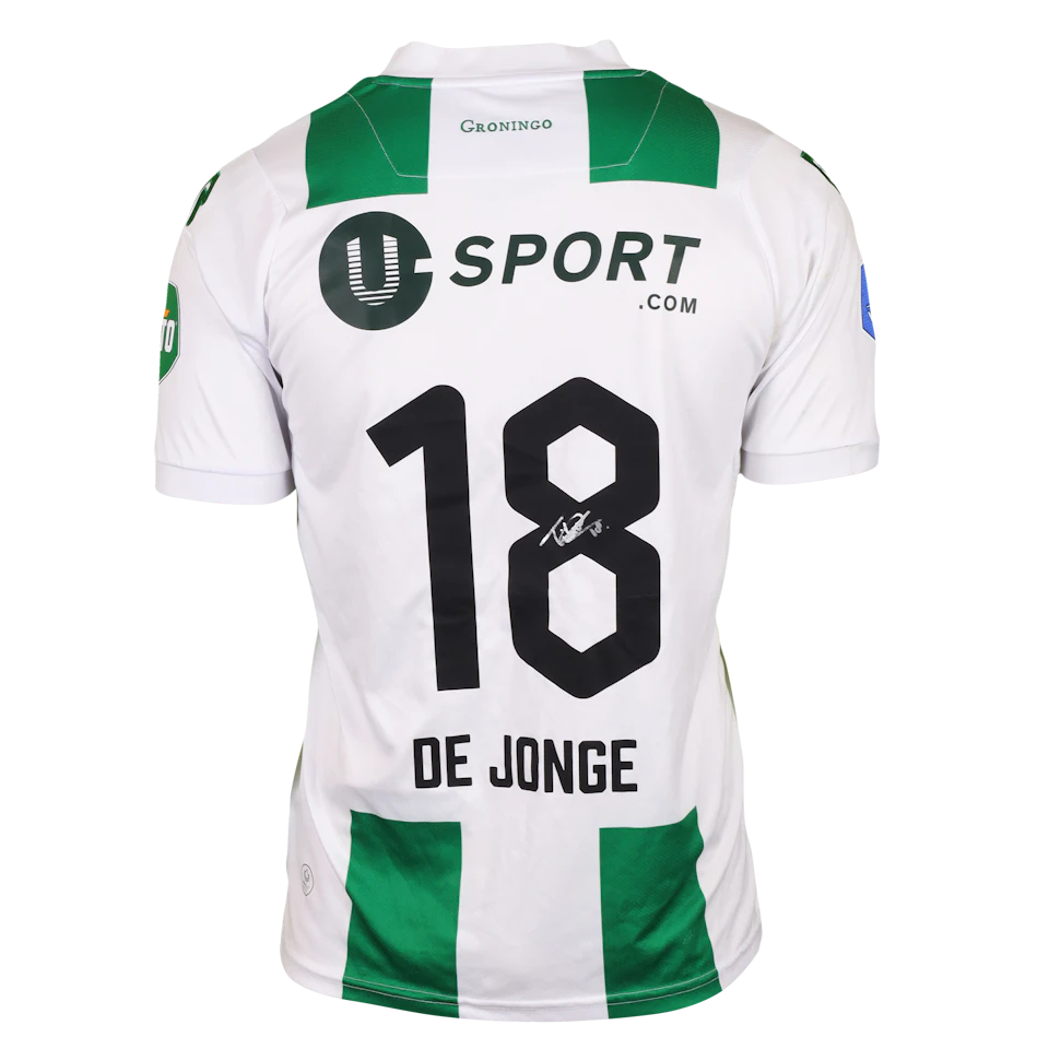 来自FC Groningen的T. de Jonge球衣