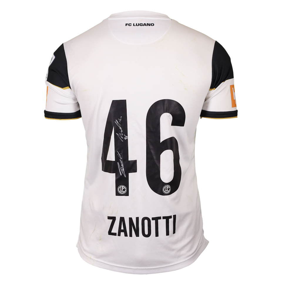 Mattia Zanotti FC Lugano shirt