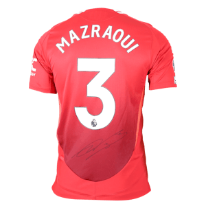 Noussair Mazraoui Manchester United camisa.