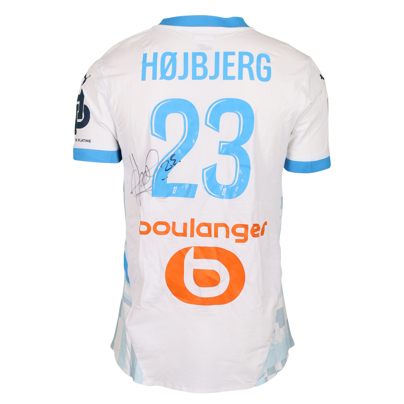 Pierre-Emile Højbjerg Olympique de Marseille shirt