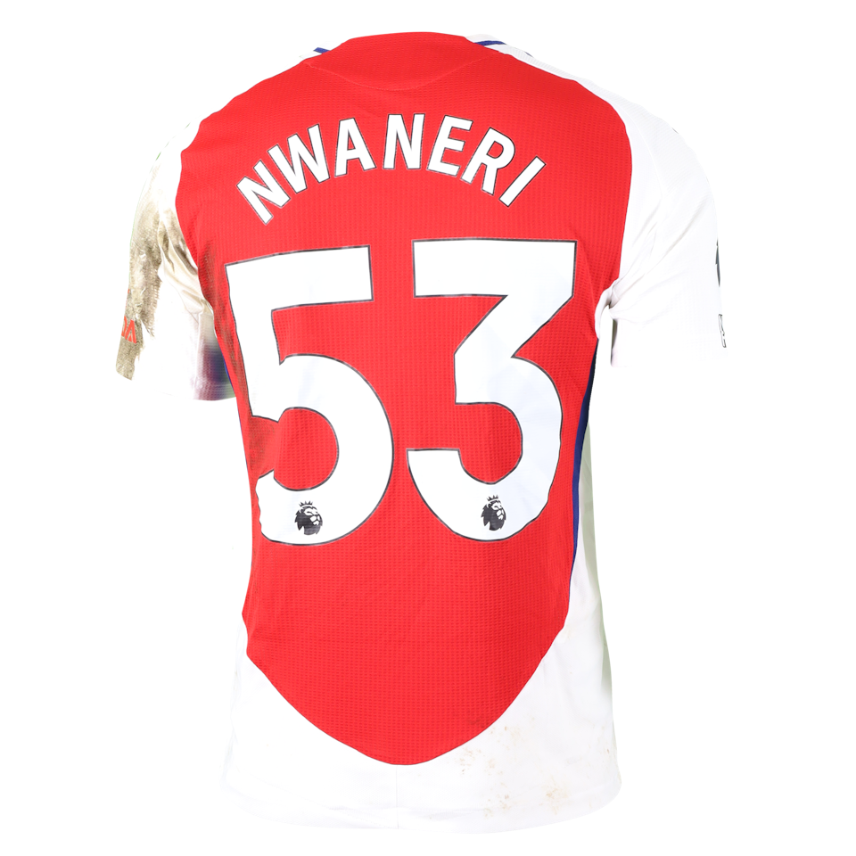 Ethan Chidiebere Nwaneri Arsenal shirt