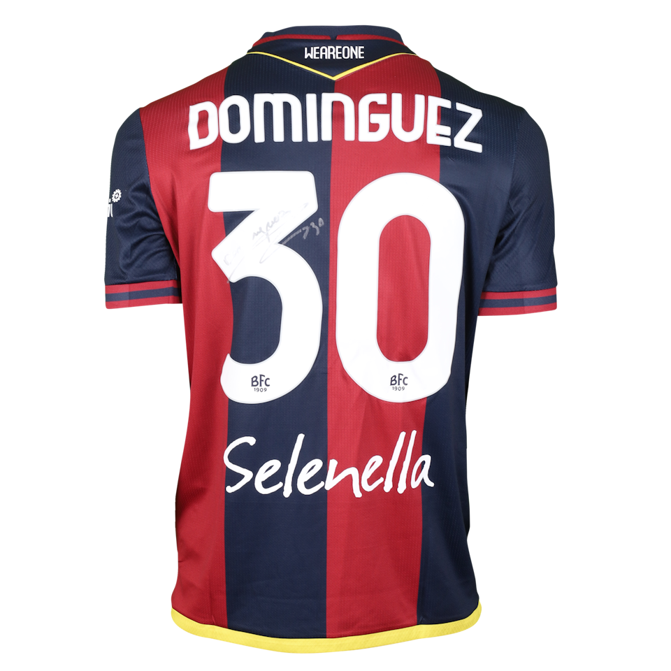 Benjamín Domínguez Bologna Fc 1909 camisa.