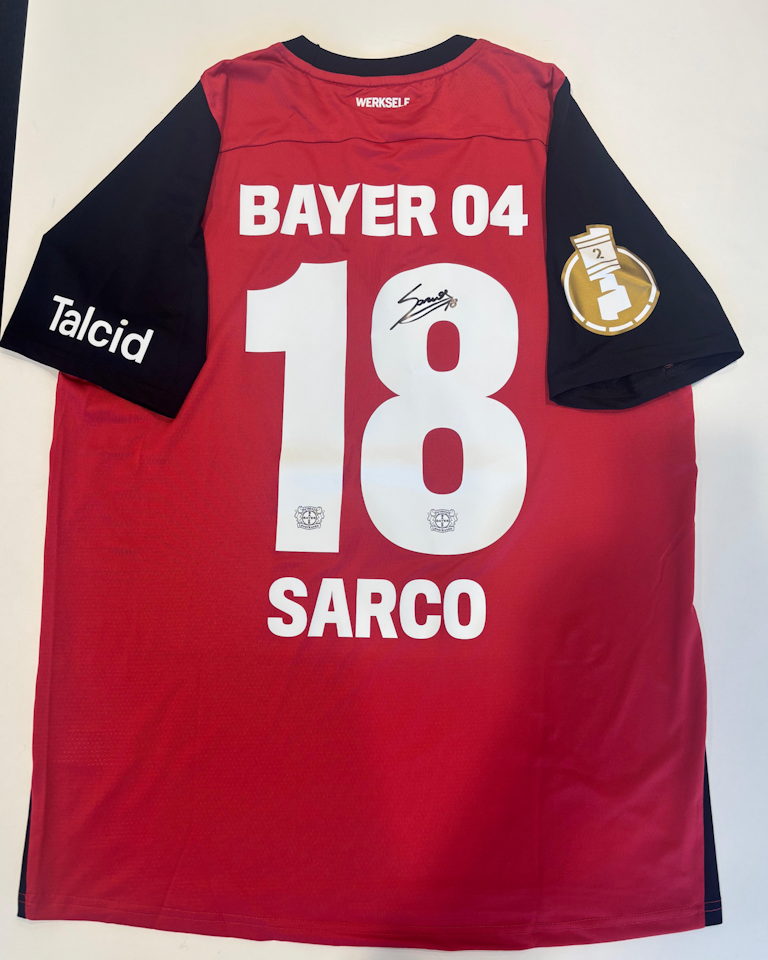 Alejo Sarco Bayer Leverkusen camisa.