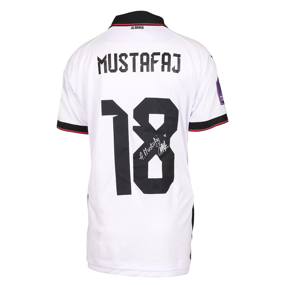 Aidena Mustafaj Albania W jersey