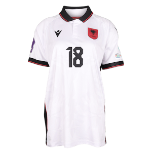 Aidena Mustafaj Albania W jersey