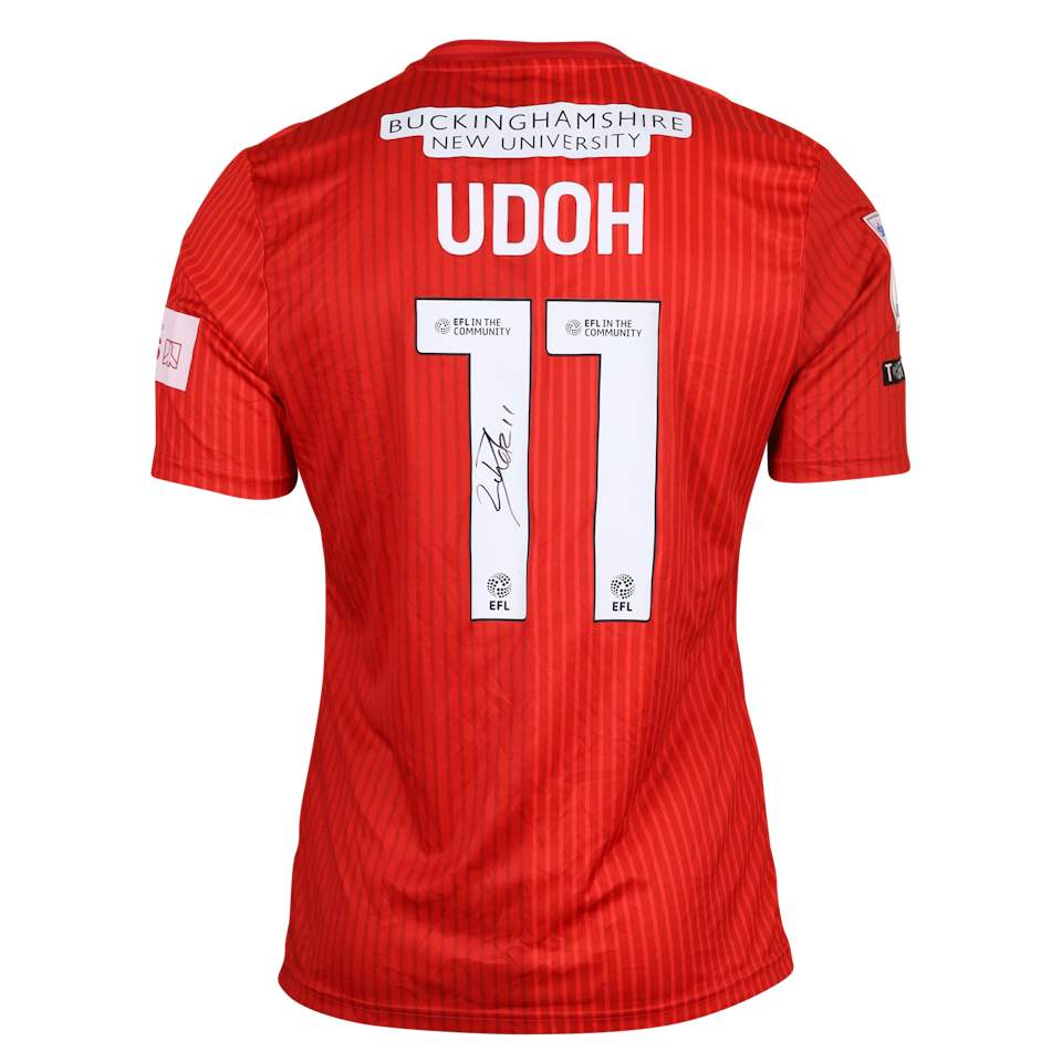 Daniel Udoh Wycombe Wanderers shirt