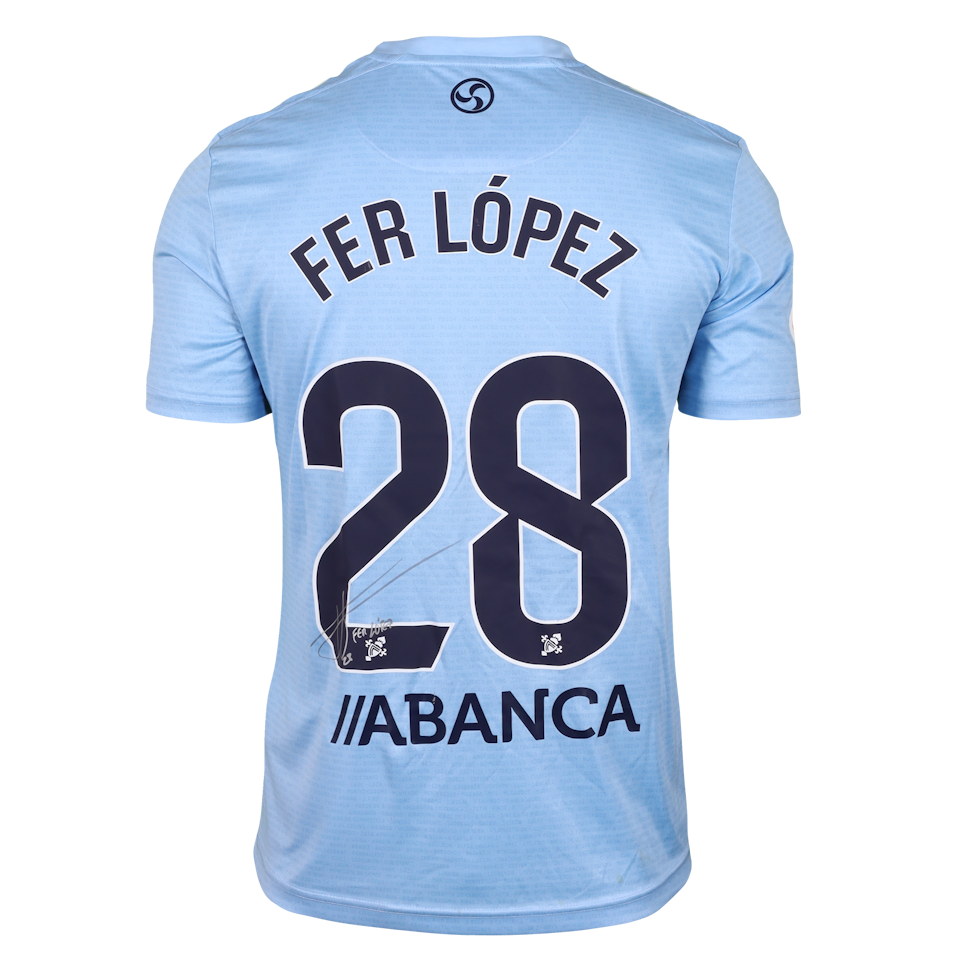 Camisa de Fernando López González RC Celta