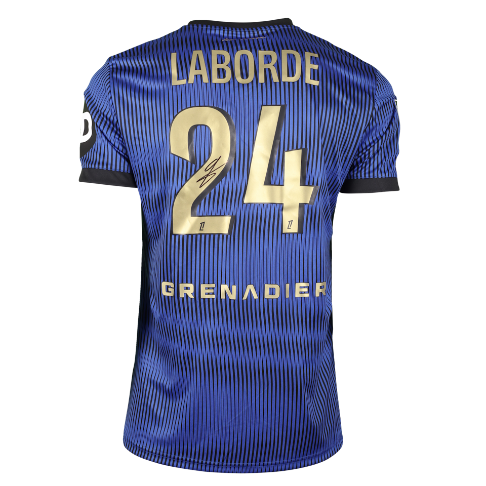 来自OGC Nice的Gaëtan Laborde球衣