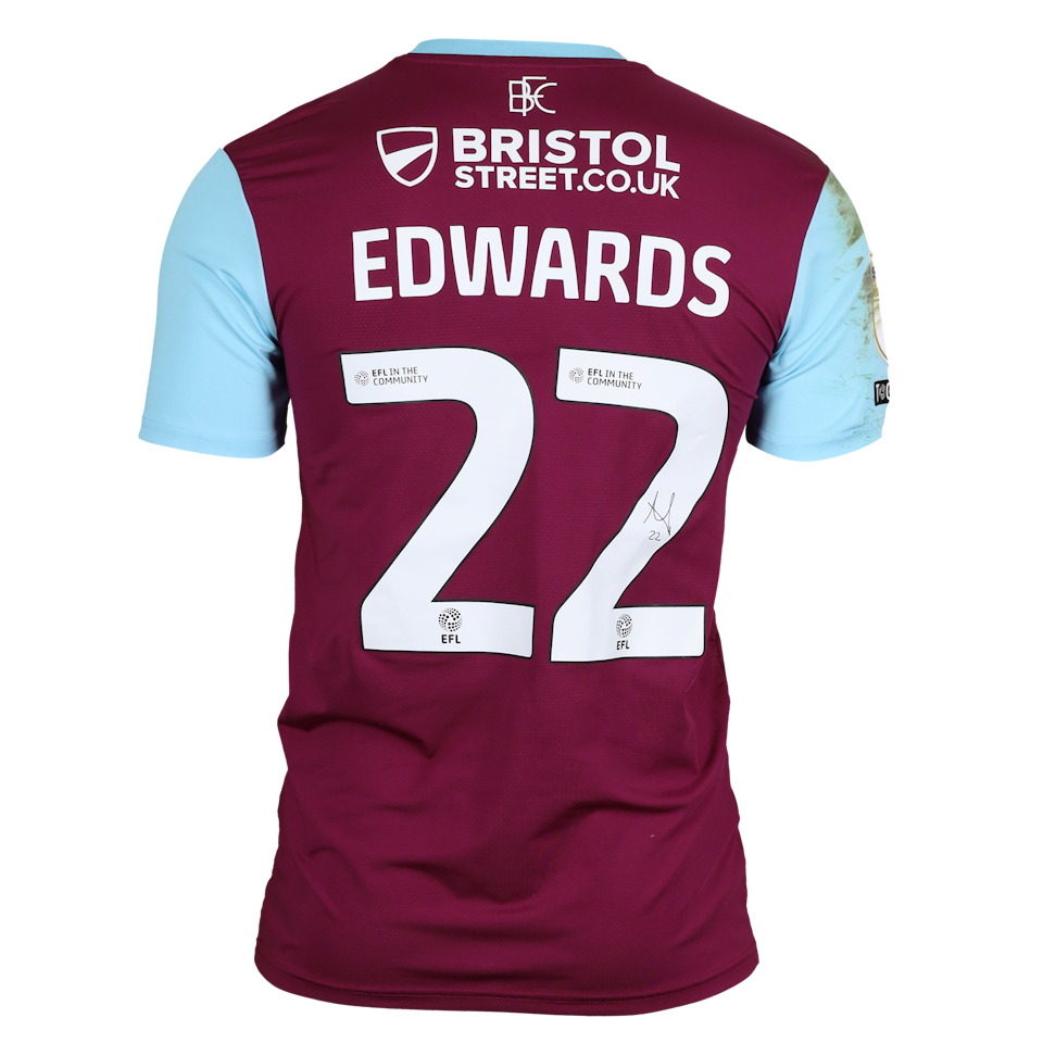 Marcus Edwards Burnley shirt
