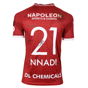 来自SV Zulte Waregem的Tochukwu Nadi球衣