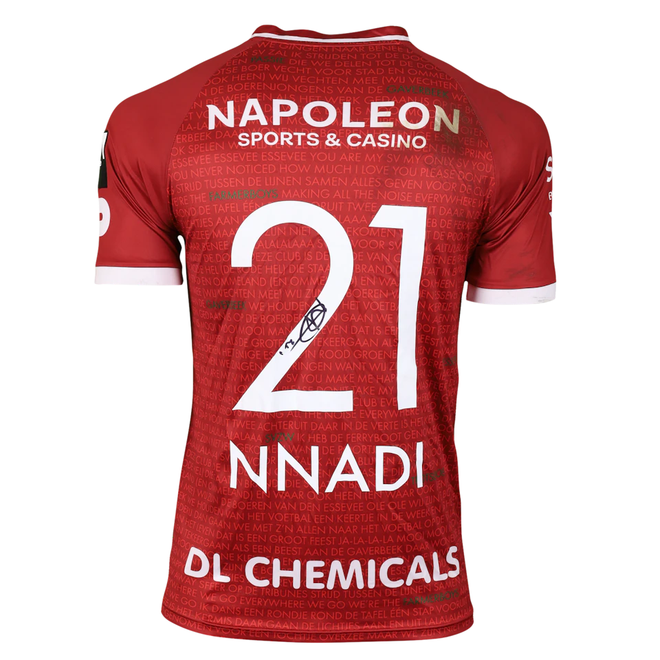 来自SV Zulte Waregem的Tochukwu Nadi球衣