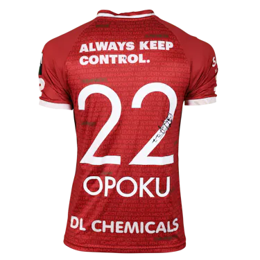 Shirt van Joseph Amankwaah Opoku SV Zulte Waregem
