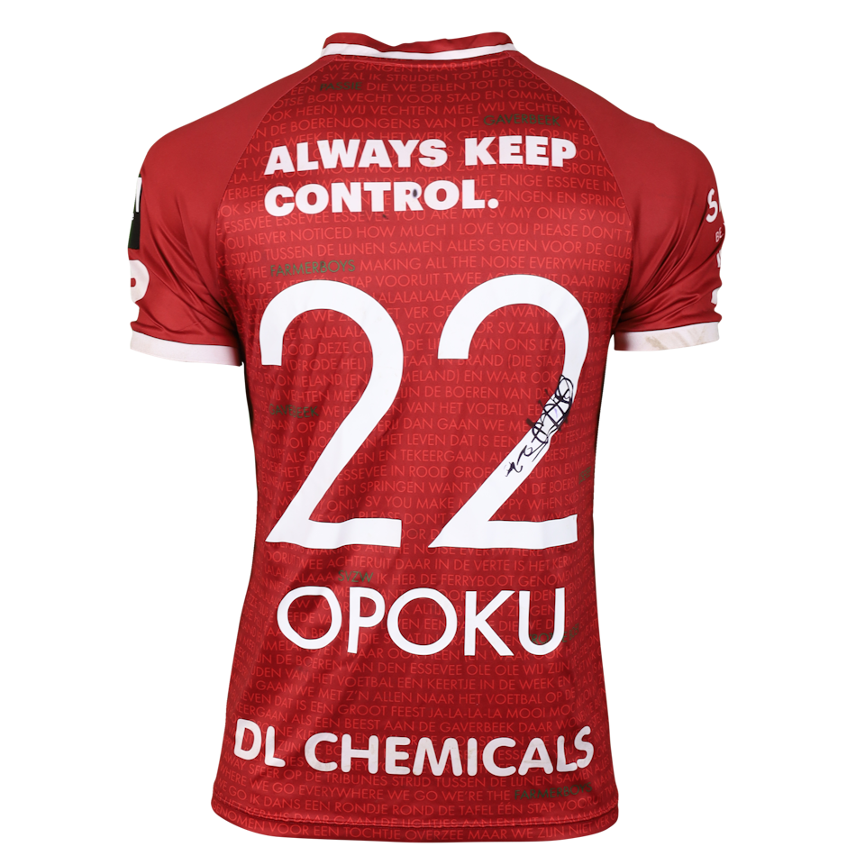 来自SV Zulte Waregem的Joseph Amankwaah Opoku球衣