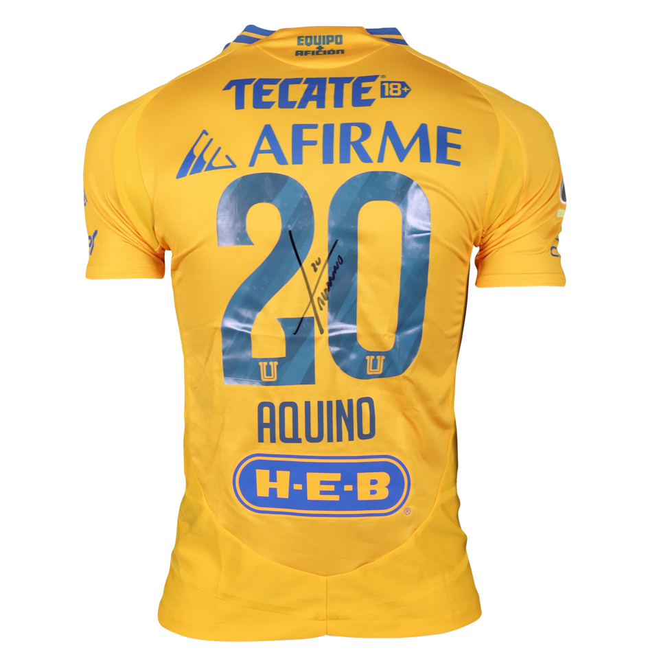 Javier Ignacio Aquino Carmona Tigres UANL shirt