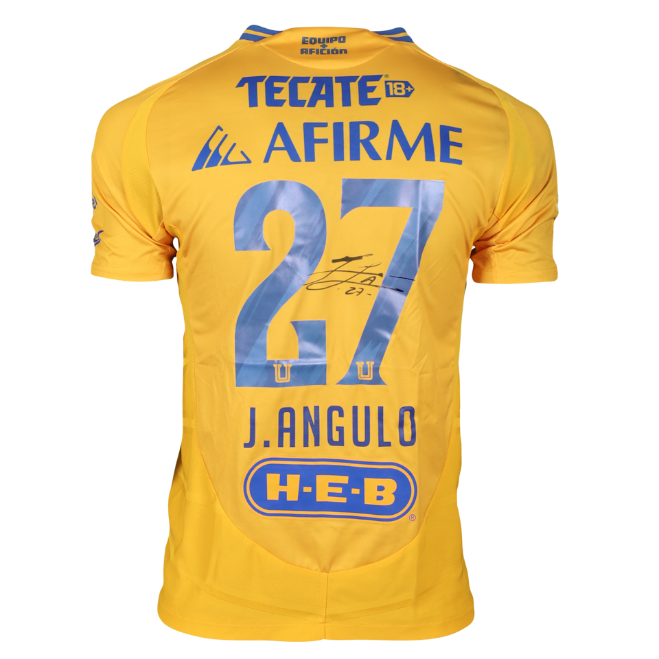 Jesús Alberto Angulo Uriarte Tigres UANL camisa.