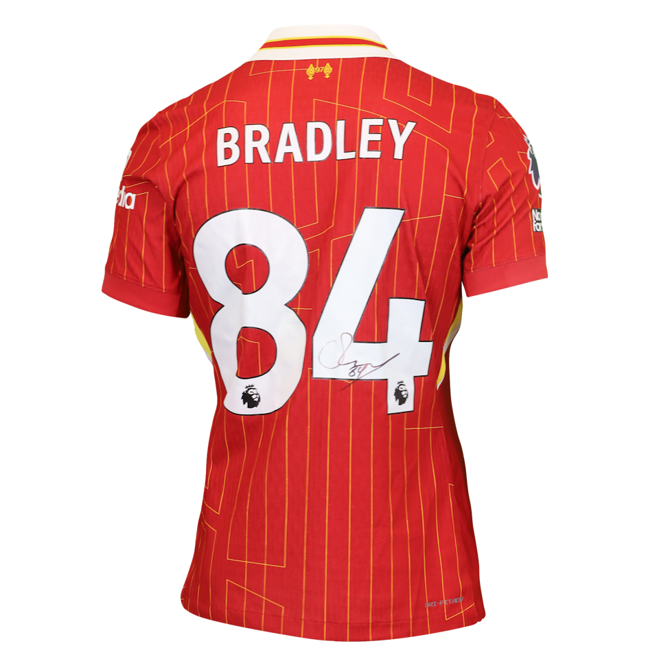Conor Bradley Liverpool shirt