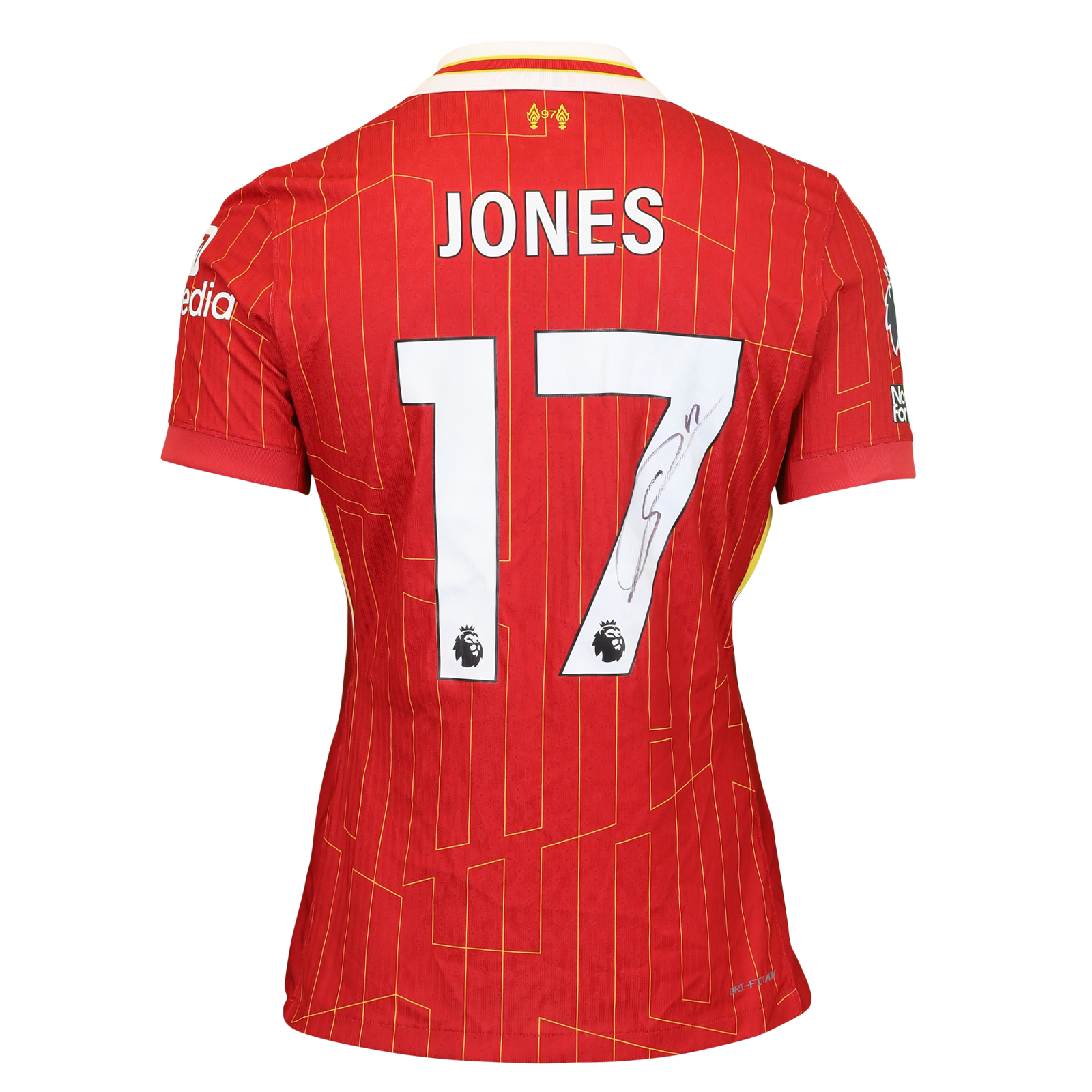 Curtis Jones Liverpool shirt