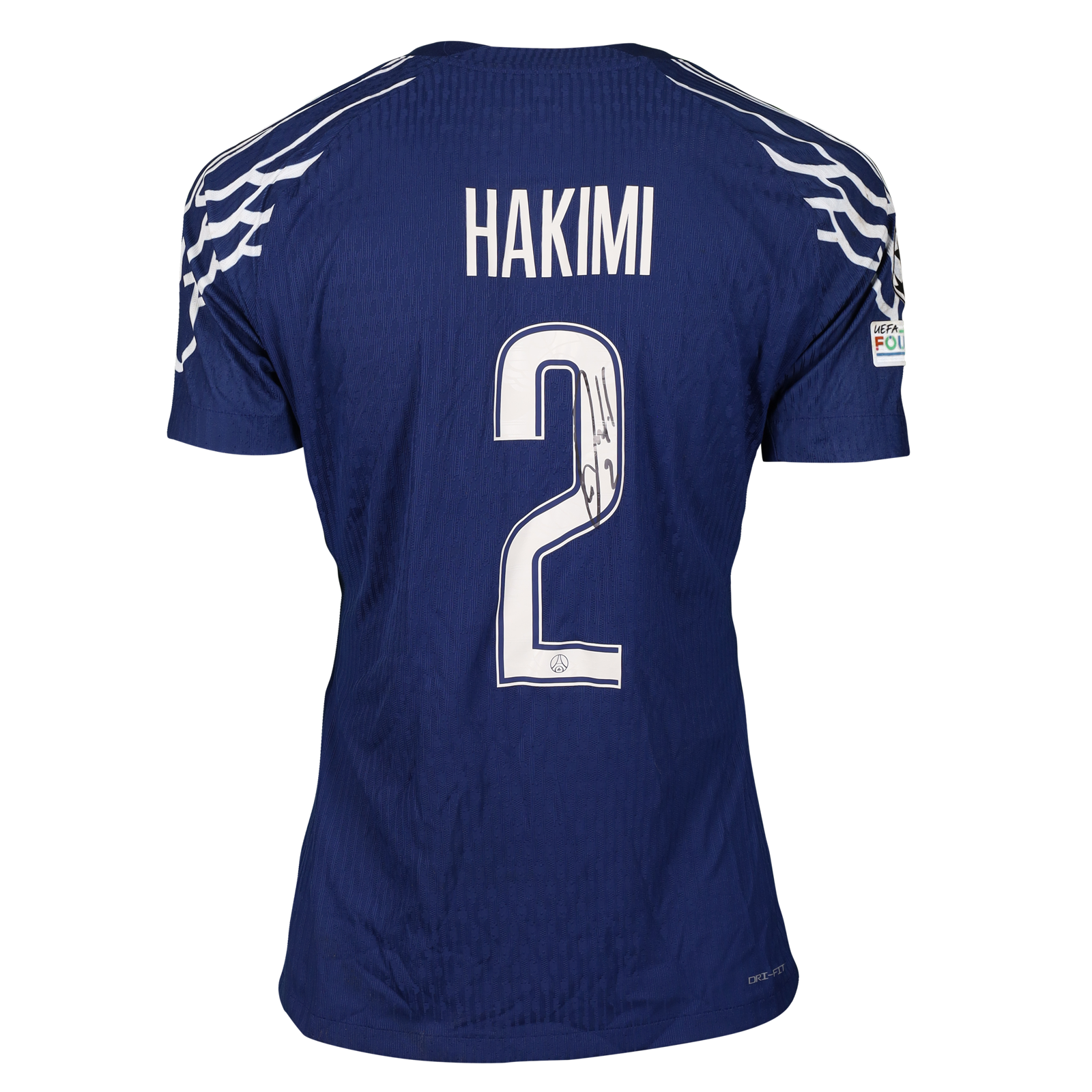パリ・サンジェルマン HAKIMI サイン入りジャージ 25-26 パリ・サンジェルマン ホーム ユニホーム 2番 HAKIMI