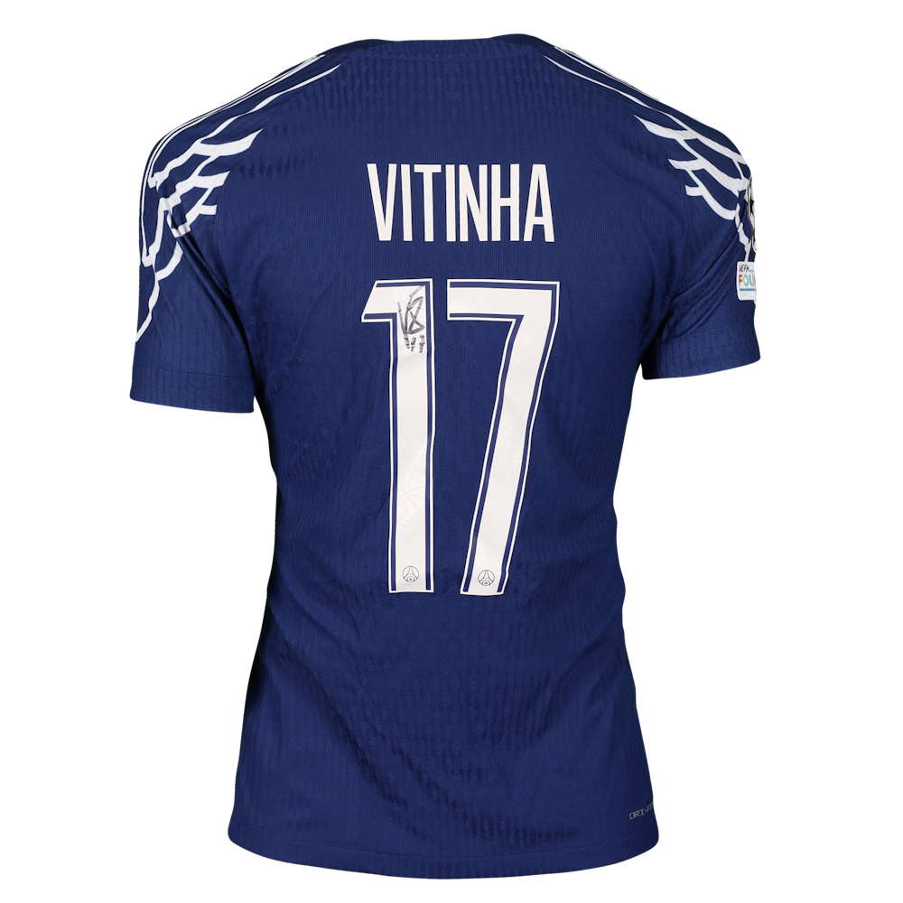 PARIS VITINHA 17番 ジャージ M Nike PSG Home Vitinha 17 Jersey 2024-2025 (Official Cup