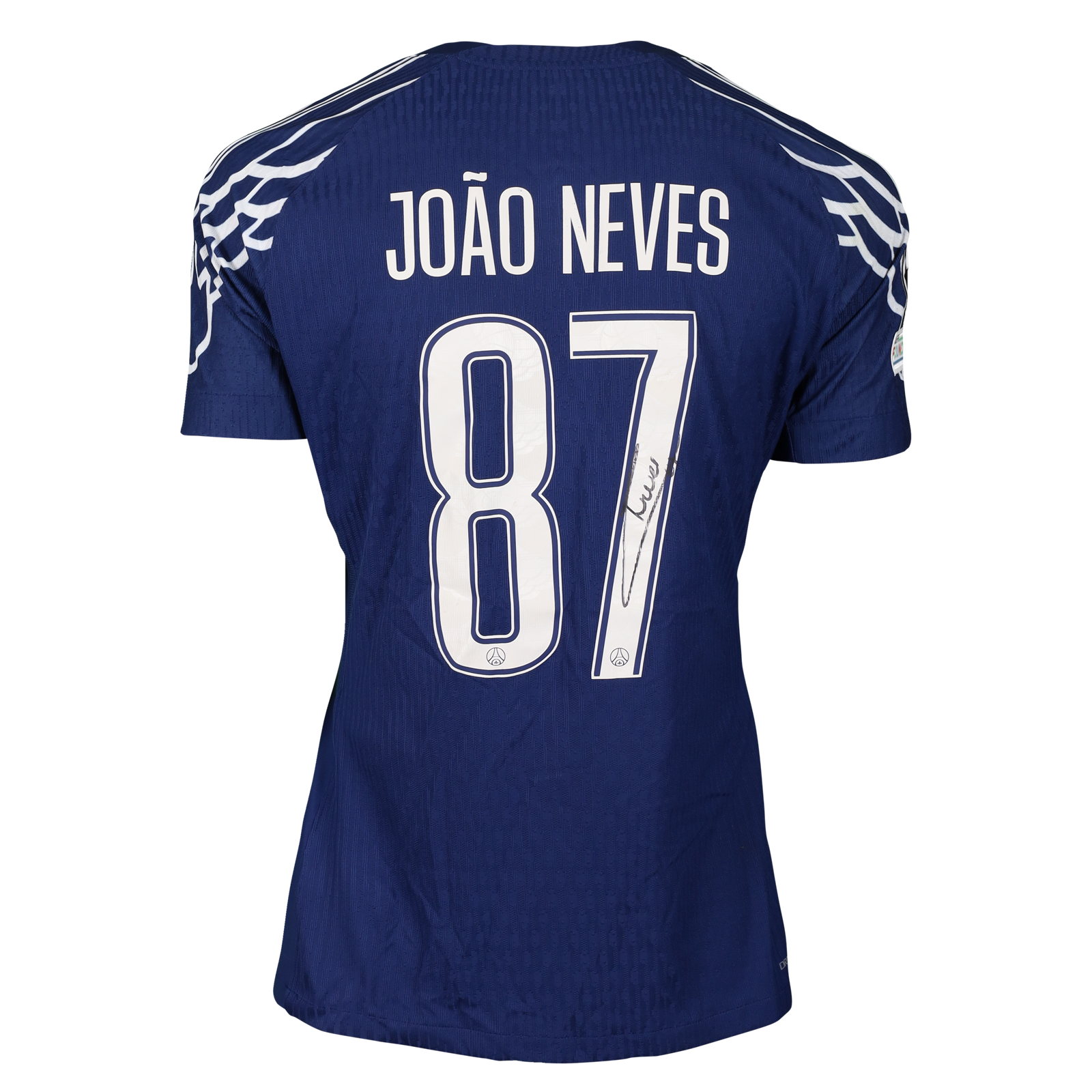 João Neves | Aston Villa - Paris Saint Germain | MatchWornShirt