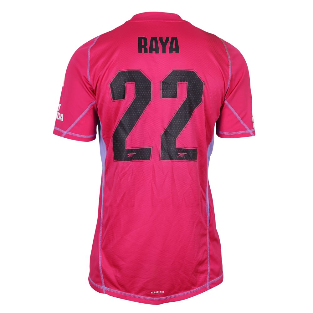 Arsenal Raya Signature David Raya | Real Madrid - Arsenal | MatchWornShirt