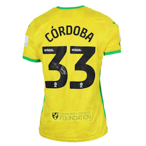 José Cordoba Chambers Norwich City shirt