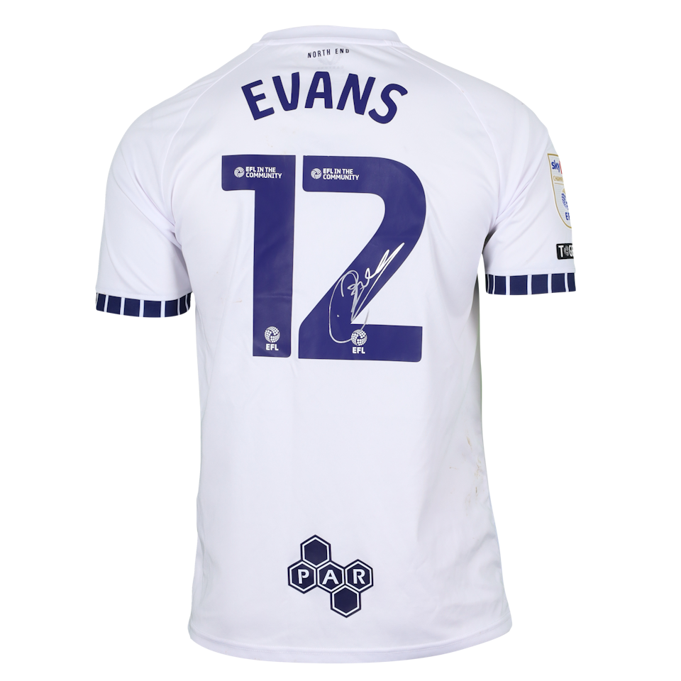 Ched Evans Preston North End shirt