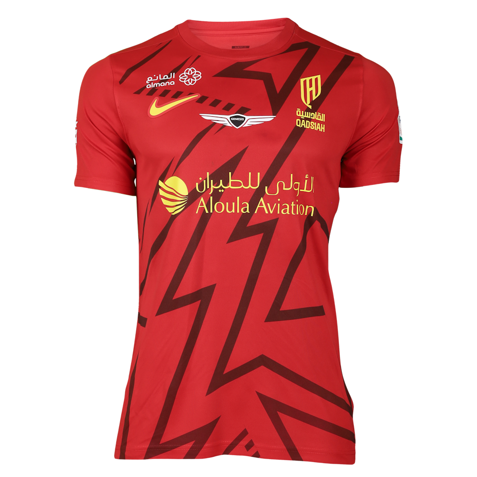 Nahitan Michel Nández Acosta Al Qadsiah camisa.