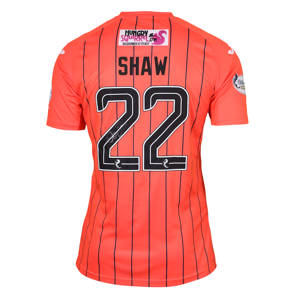 来自Greenock Morton的Nathan Shaw球衣