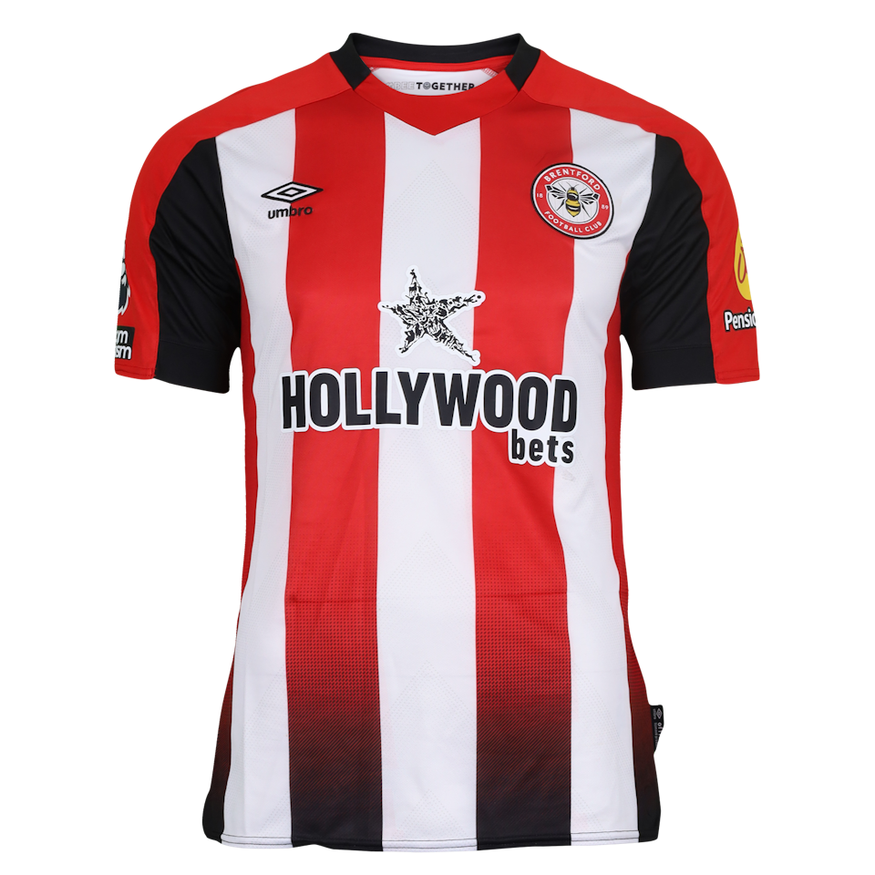 来自Brentford的Yehor Yarmolyuk球衣
