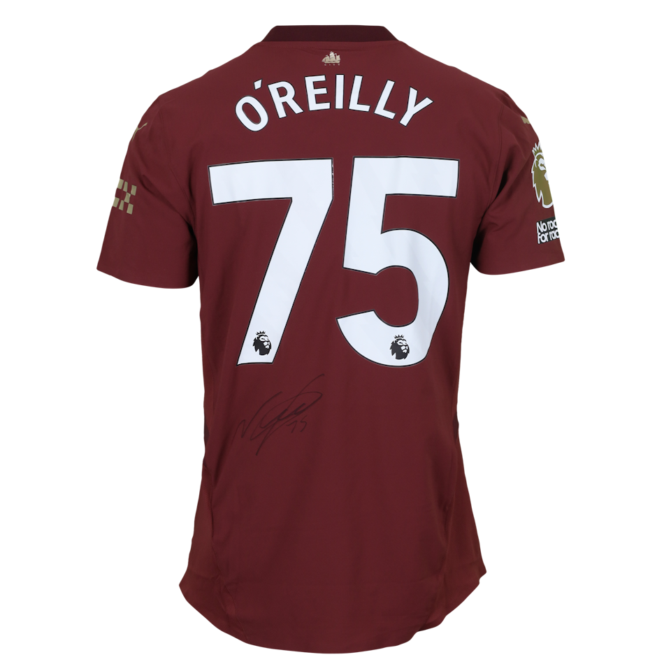 Nico O'Reilly Manchester City shirt