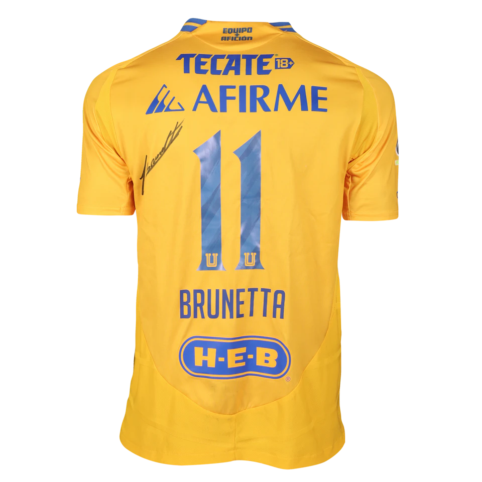 来自Tigres UANL的Juan Francisco Brunetta球衣
