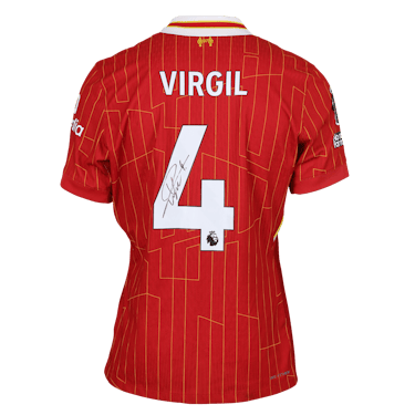 Liverpool 팀의 Virgil van Dijk 셔츠
