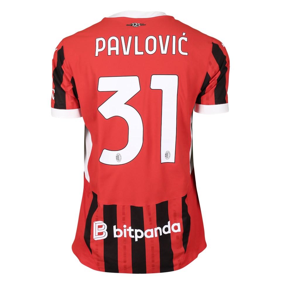 Maillot de Strahinja Pavlović (AC Milan)