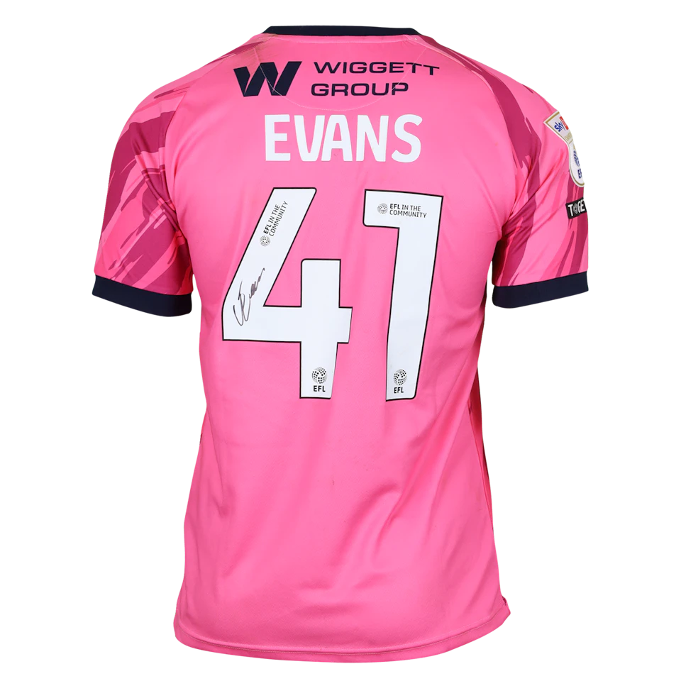 George Evans | Millwall - Norwich City | MatchWornShirt
