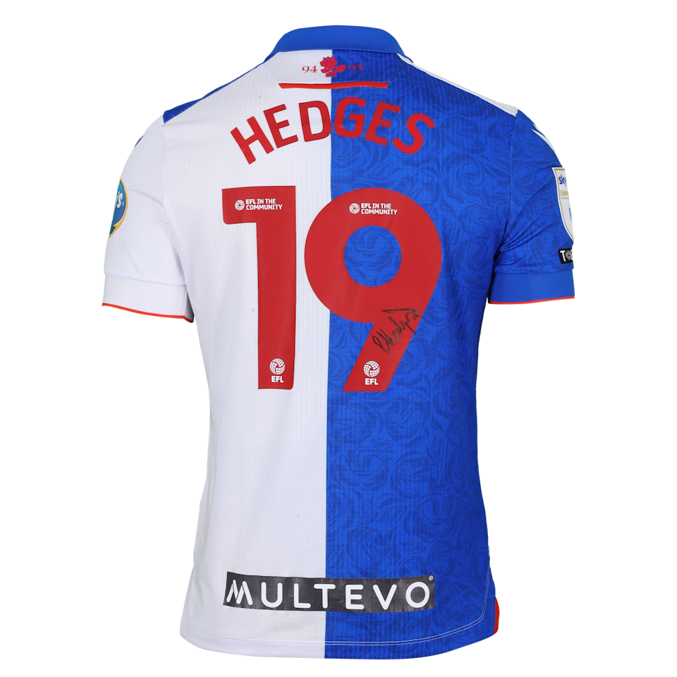 Ryan Hedges Blackburn Rovers jersey