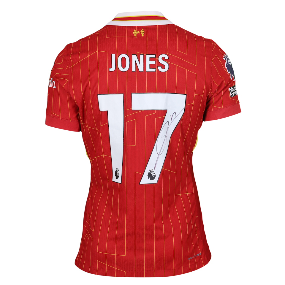 Curtis Jones Liverpool shirt