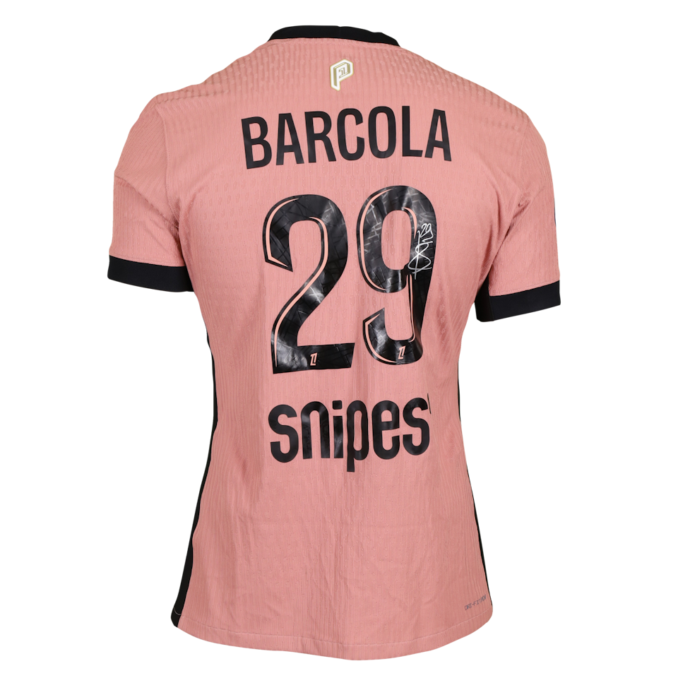 Bradley Barcola Paris Saint-Germain shirt