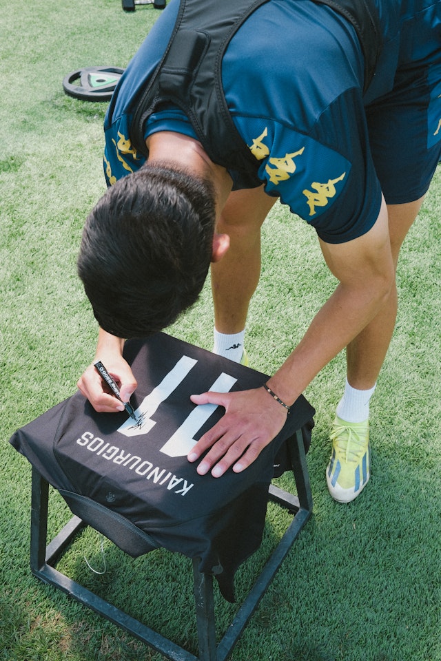 Nikos Kainourgios Athens Kallithea FC shirt