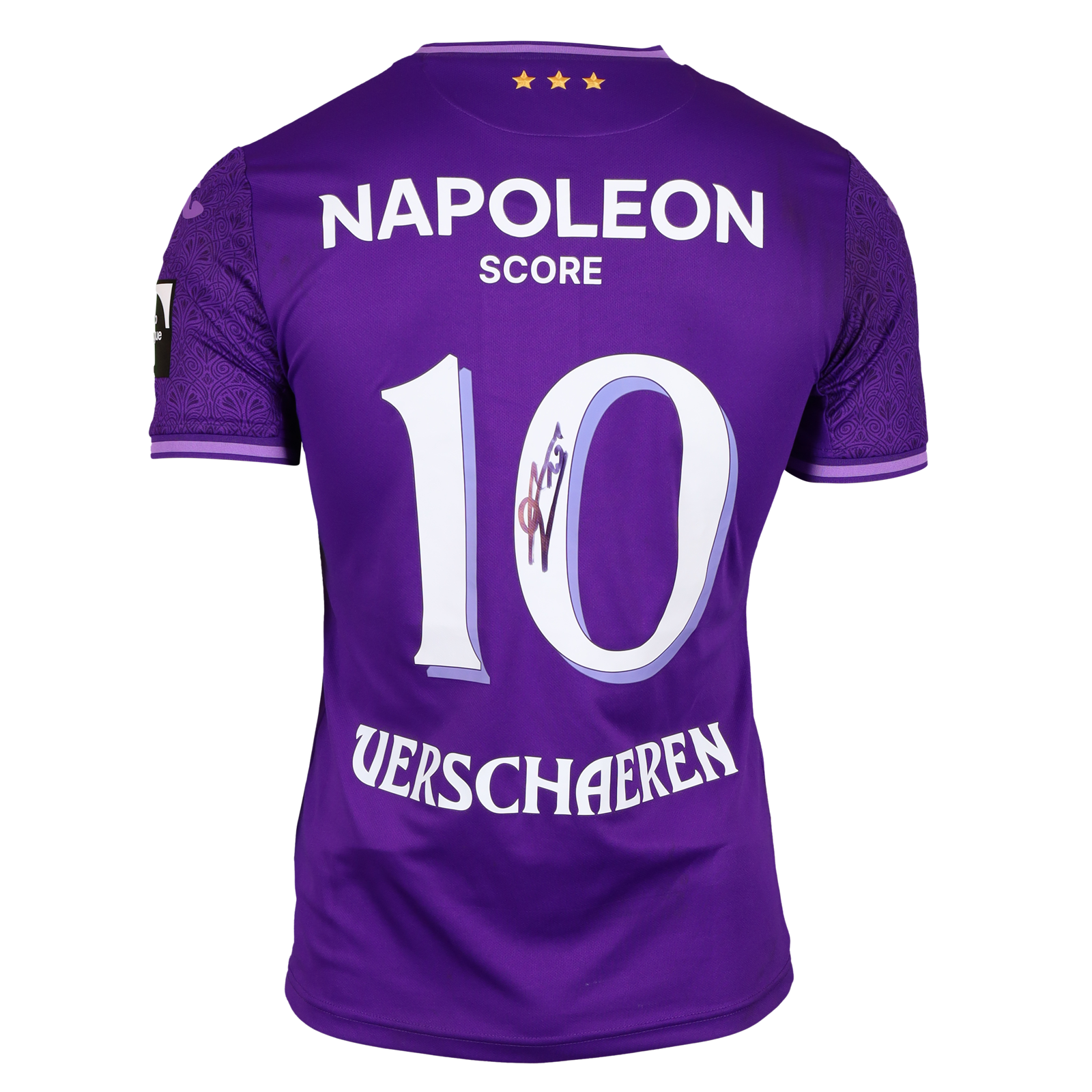 Yari Verschaeren RSC Anderlecht shirt