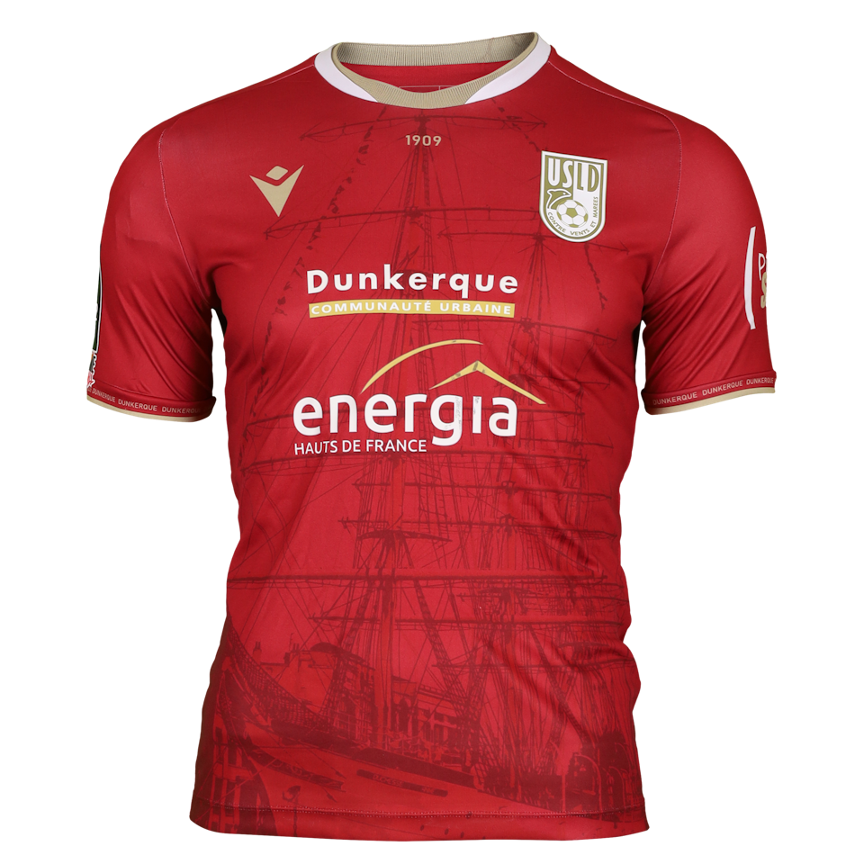 Muhannad Yahya Saeed Al Saad USL Dunkerque shirt