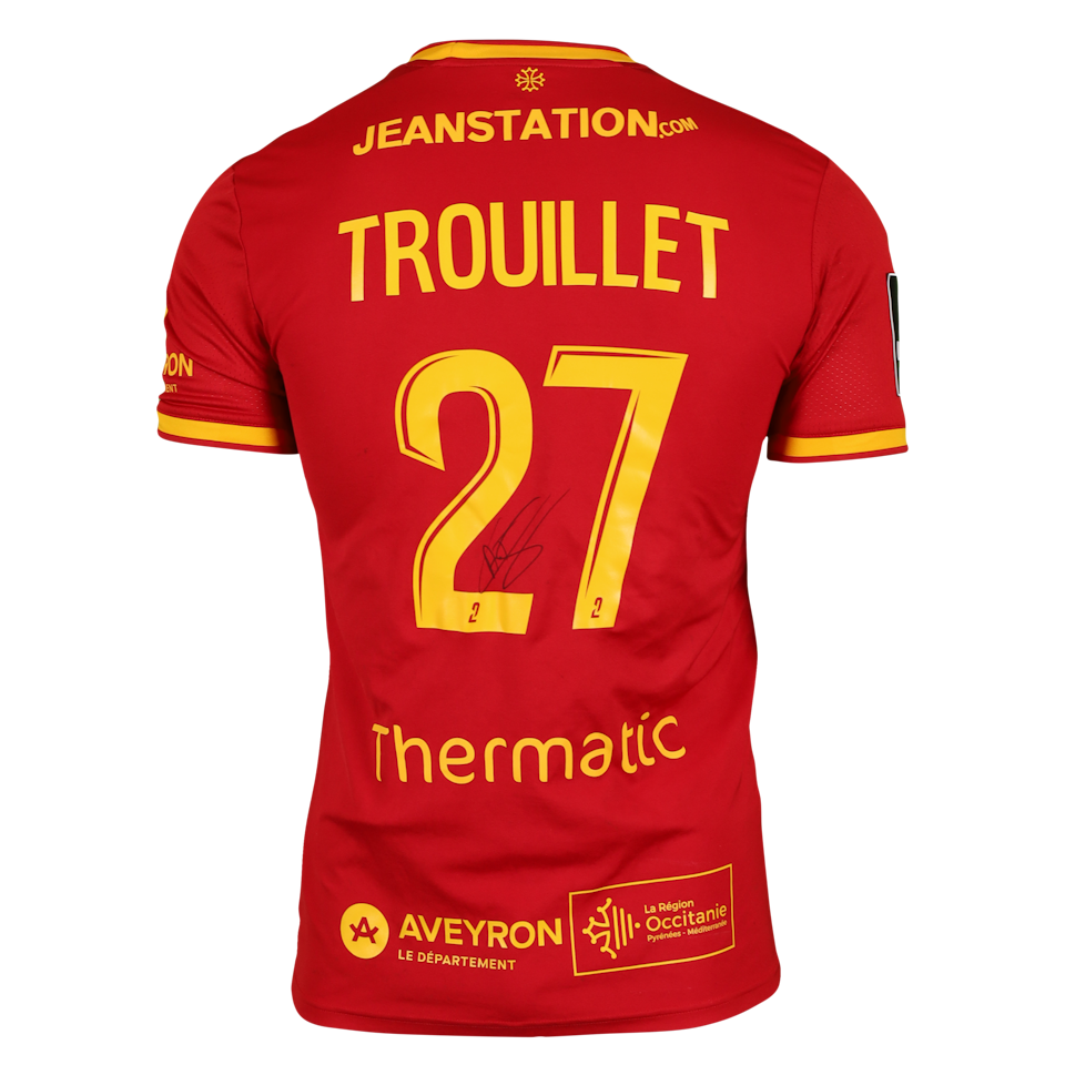 Alexis Trouillet Rodez Aveyron Football jersey