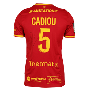 Noah Cadiou Rodez Aveyron Football shirt