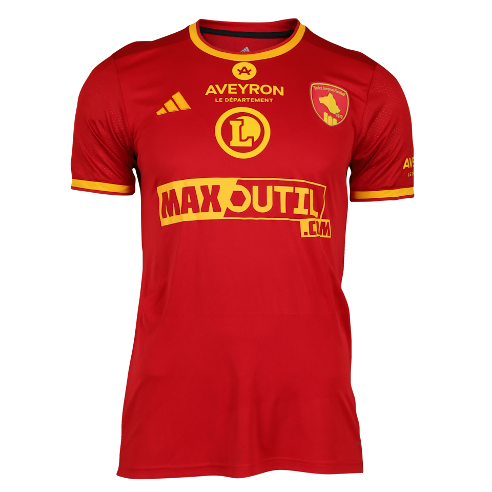 Noah Cadiou Rodez Aveyron Football shirt