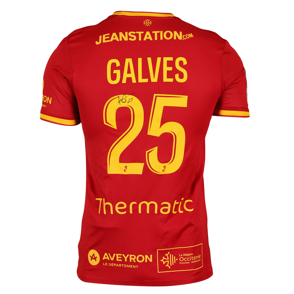 来自Rodez Aveyron Football的Nolan Galves球衣