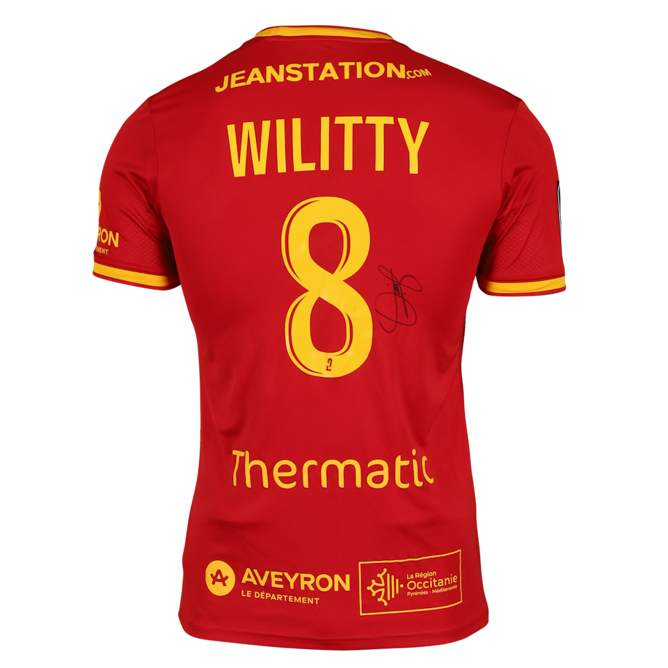 Rodez Aveyron Football-Trikot von Wilitty Younoussa