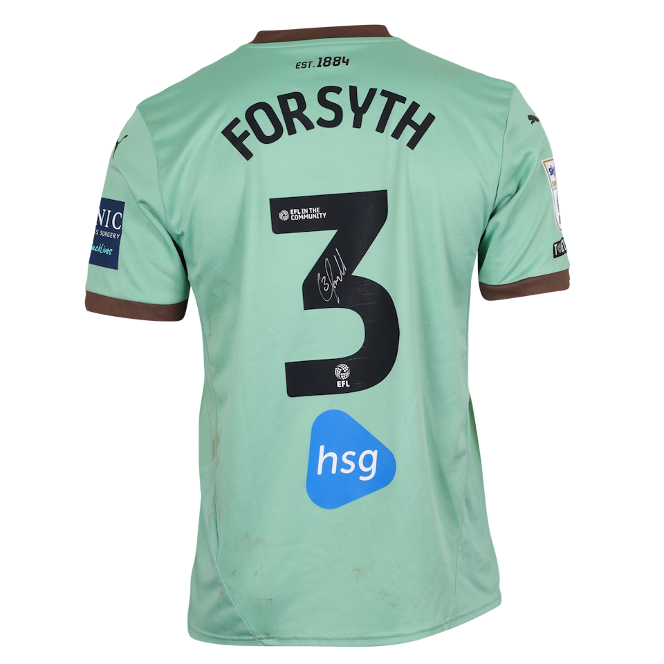 Craig Forsyth Derby County shirt