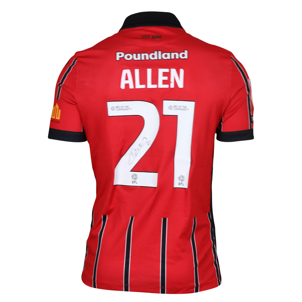 Taylor Allen Walsall shirt