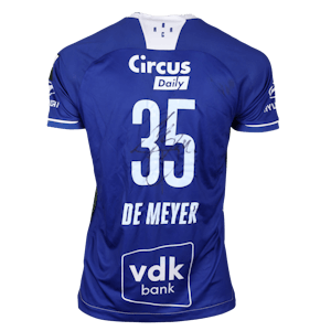 Gilles De Meyer KAA Gent jersey