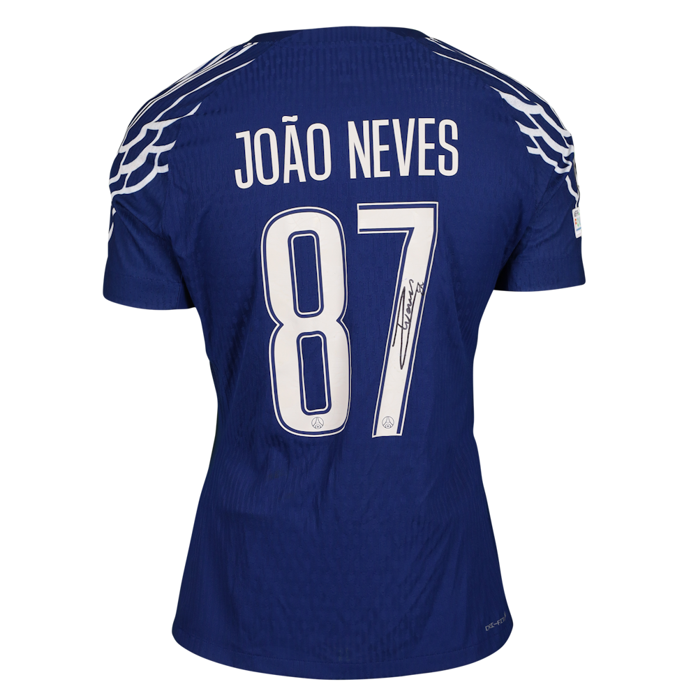João Neves | Arsenal - Paris Saint Germain | MatchWornShirt